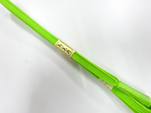 未使用品　正絹　手組帯締め